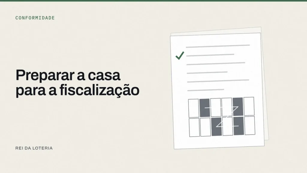 Grade de retângulos com quatro deles destacados e ligados por linha contínua, representando trilha de verificação